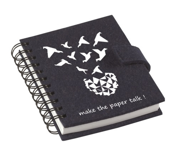 PM756_A5 Notepad in felt covers