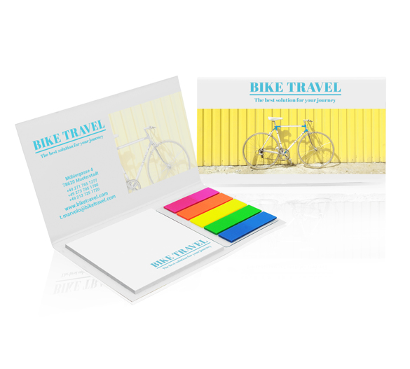 PM060 Sticky notes set in softcover