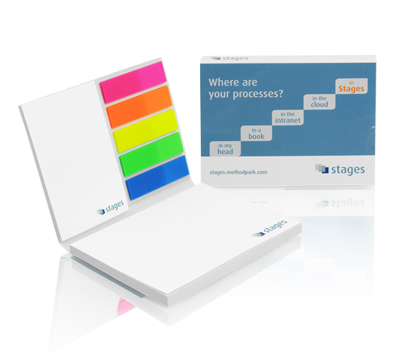 PM061 Sticky notes set in softcover