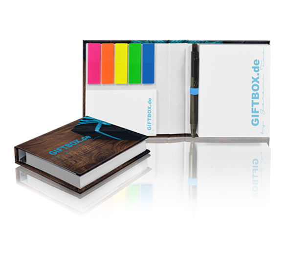 PM137 Sticky notes set in hardcover
