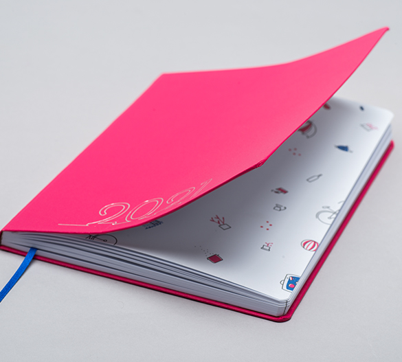 MN35-CAL-ROMA Mindnotes® diary in a ROMA flexi hardcover