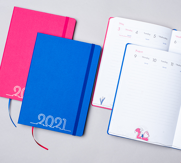 MN35-CAL-ROMA Mindnotes® diary in a ROMA flexi hardcover