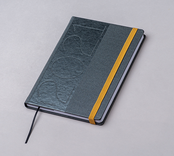 MN32-CAL-HUBBLE Mindnotes® diary in a PALERMO hardcover