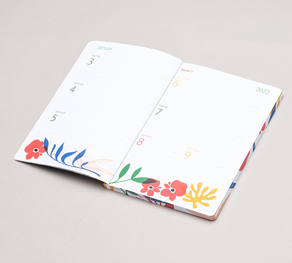 MN11-CAL Mindnotes® diary in a paper softcover