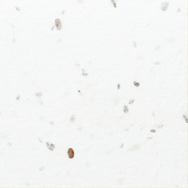 hand-made paper with seeds ca. 180g/sqm