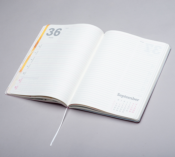 MN22-CAL-TORINO Mindnotes® diary in a TORINO softcover 