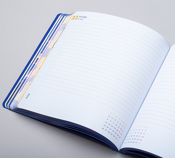 MN11-CAL Mindnotes® diary in a paper softcover