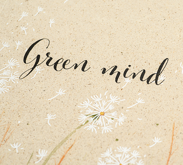 MN11-GRASS Mindnotes® in grass paper softcover