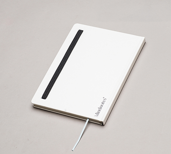 MN31-WHITE Mindnotes® in recycled paper hardcover