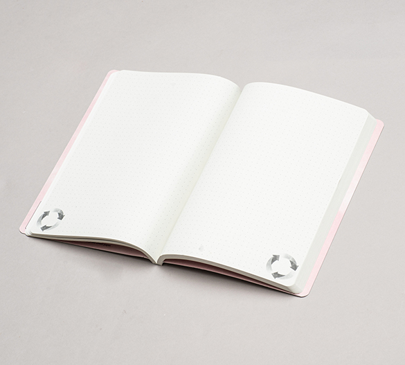 MN11-WHITE Mindnotes® in recycled paper softcover