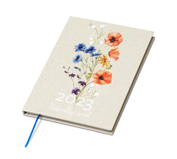 MN31-CAL-GRASS Mindnotes® diary in a grass paper hardcover