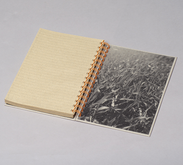PM300_A5-GRASS Hardcover collegeblock GRASS