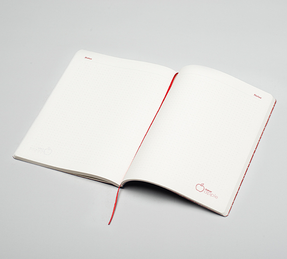 MN22-CAL-APPLE Mindnotes® diary in Newapple softcover