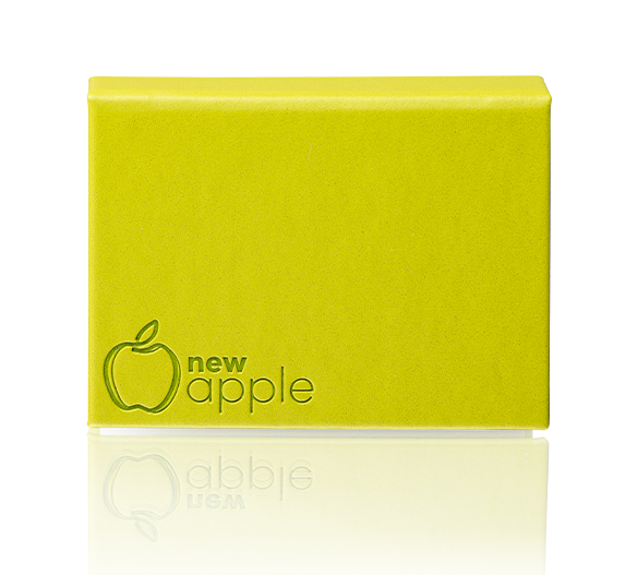 PM100-APPLE Sticky notes set made of recycled paper in Newapple hardcover 
