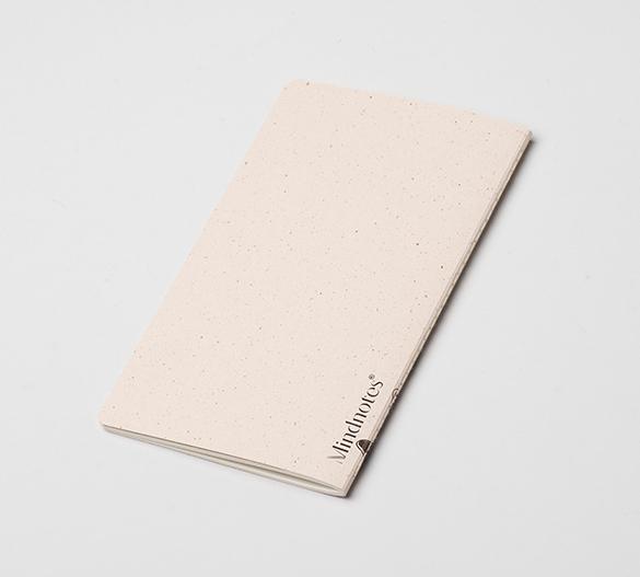 MN41-cocoa Sewn Mindnotes® in an Organic Spirit paper cover- cocoa