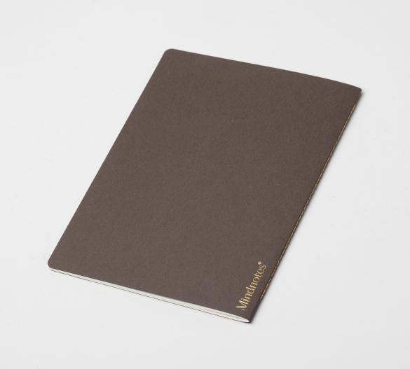 MN41-coffee Sewn Mindnotes® in an Organic Spirit paper cover - coffee